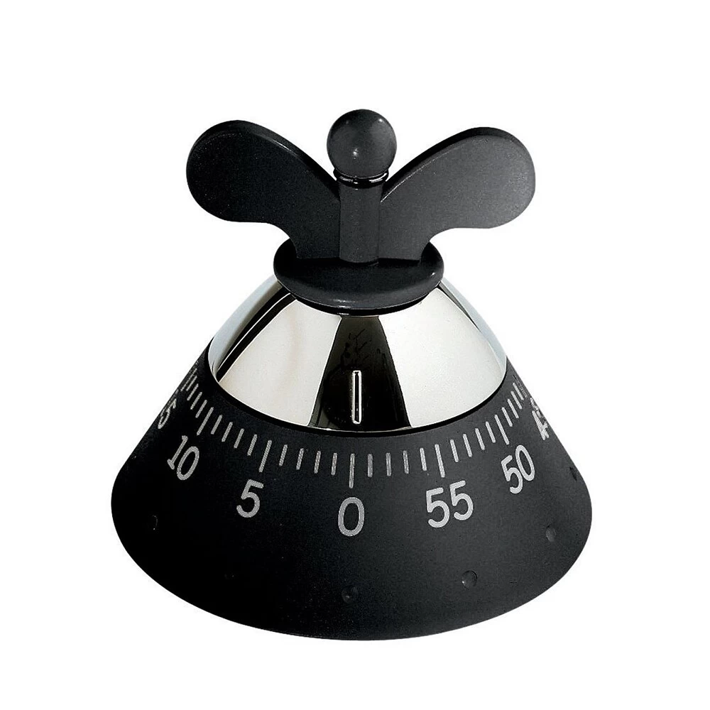 Alessi Kitchen Timer, Schwarz