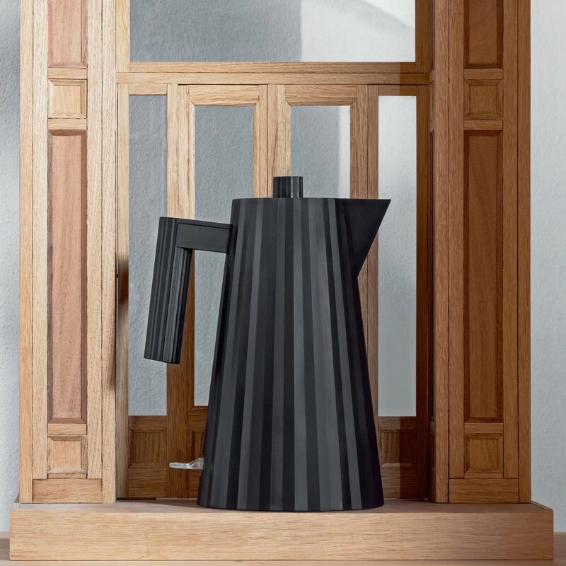 Alessi Wasserkocher Plissé 1,7 L, Schwarz – Bild 2