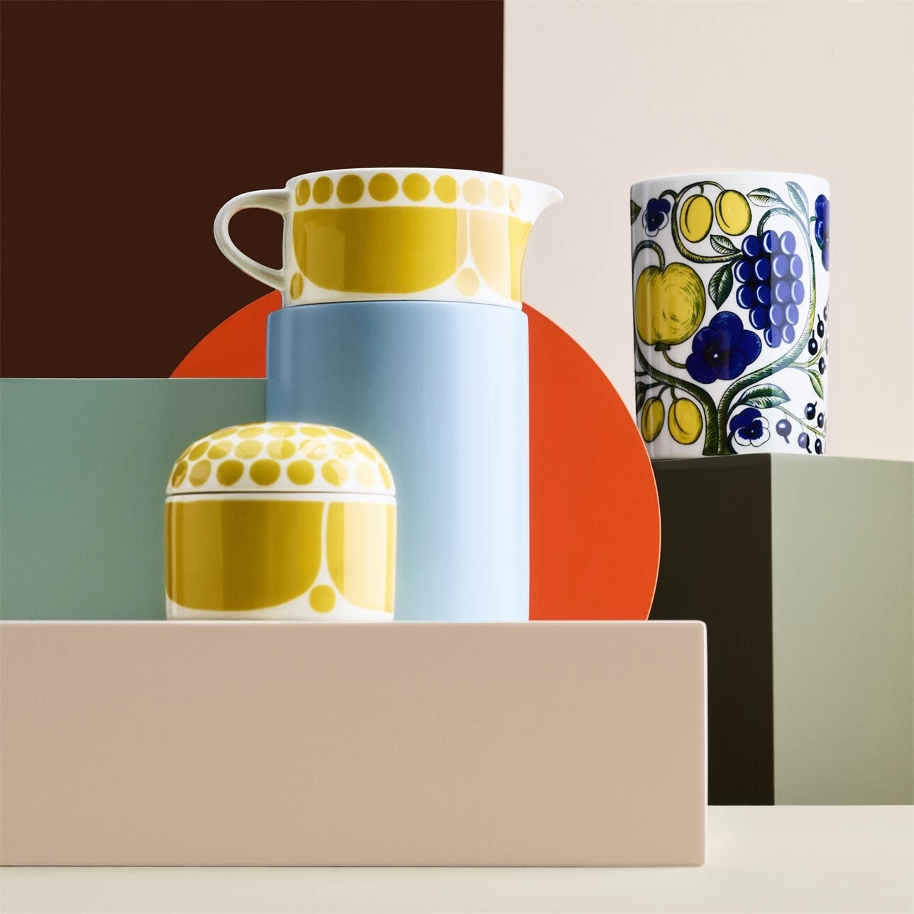 Arabia Sunnuntai Dose Mit Deckel, 25 Cl – Bild 2