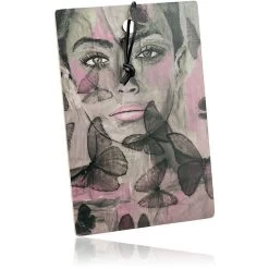 Butterfly Queen Schneidebrett, 19,5x29,5 Cm