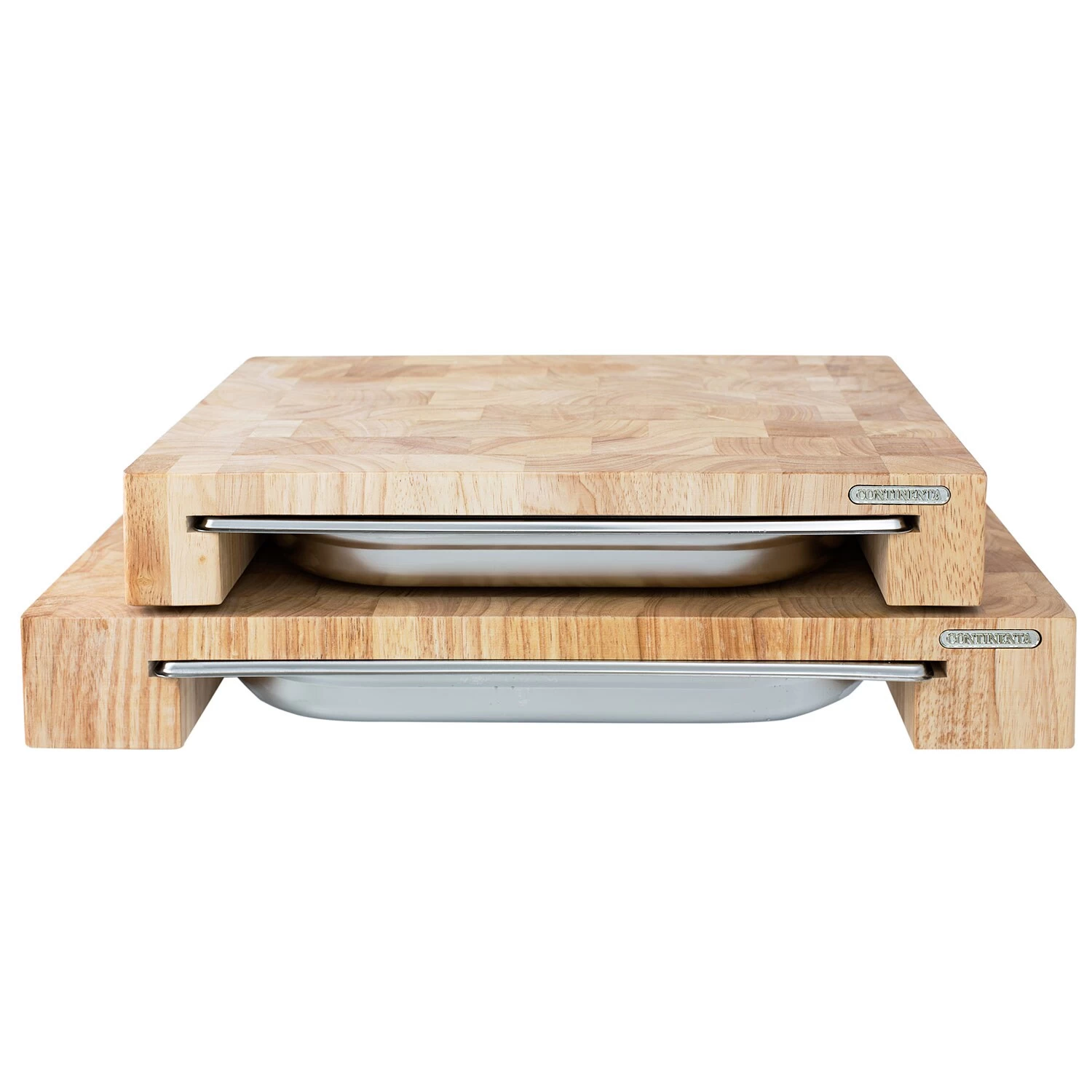 Continenta Schneidebrett Mit Einem Weißblech, 39x27x6 Cm – Bild 2