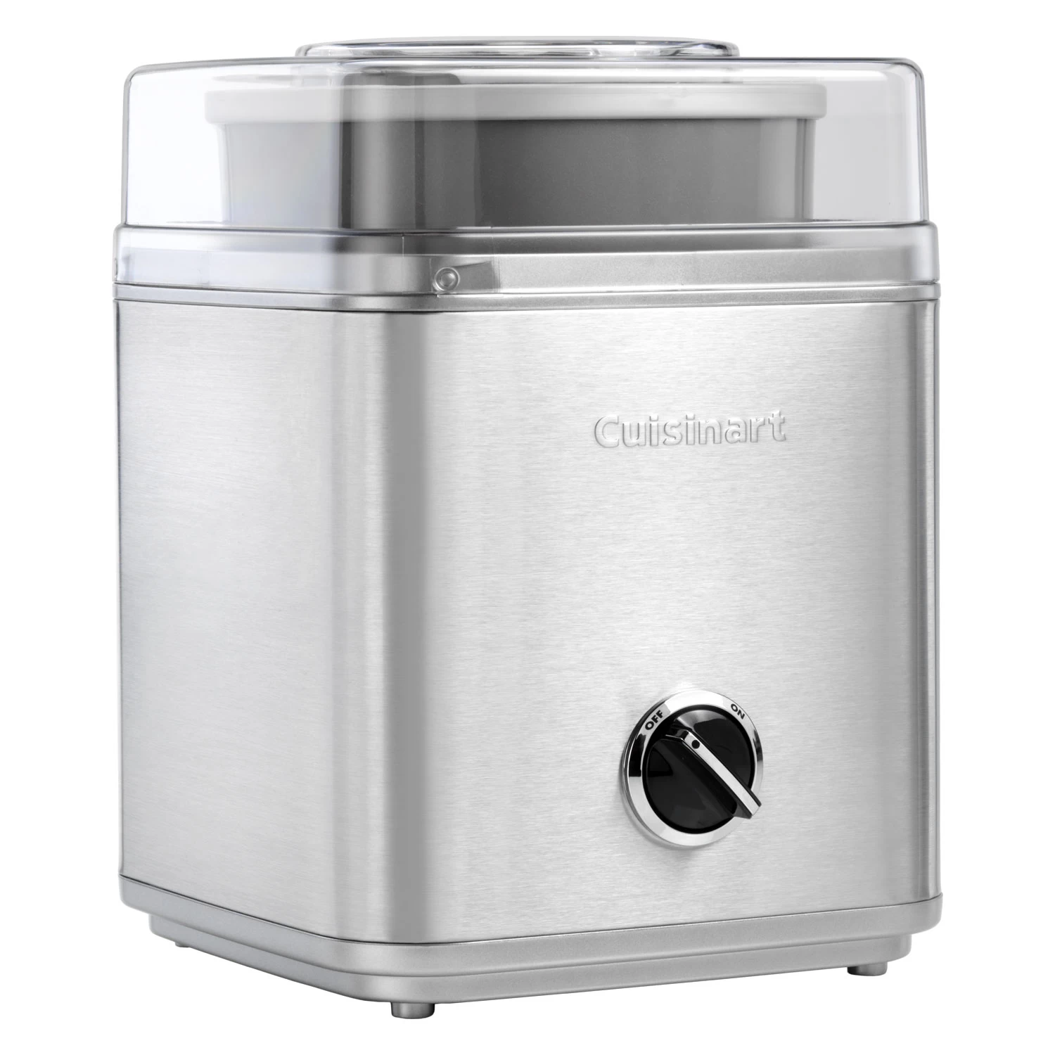 Cuisinart Ice Cream Deluxe Eismaschine 2 L, Stahlgrau