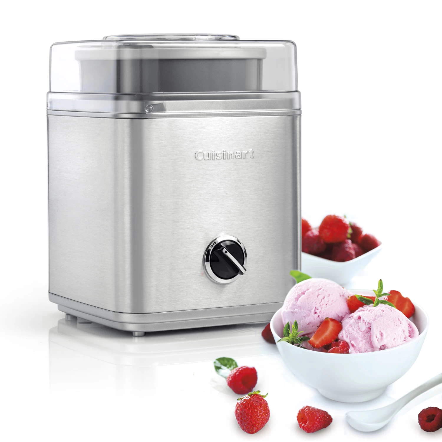 Cuisinart Ice Cream Deluxe Eismaschine 2 L, Stahlgrau – Bild 4