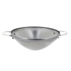 De Buyer Mineral B Wok Pan Ø32 Cm With 2 Handles