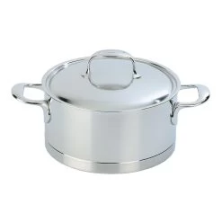 Demeyere Atlantis Topf Mit Stahldeckel, 24cm
