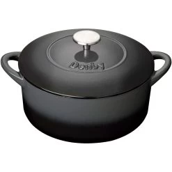 Denby Halo Gusseisentopf Rund Ø24 Cm, Grau