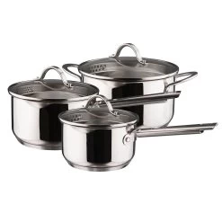 Dorre Basic Saucepan Set, 3 Pieces