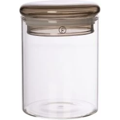 Ernst Vorratsglas Transparent / Kastanienbraun, 125 Mm