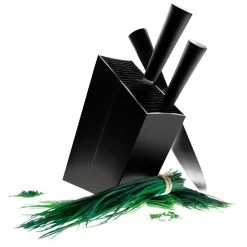 Eva Solo Messerblock Schräg, Schwarz