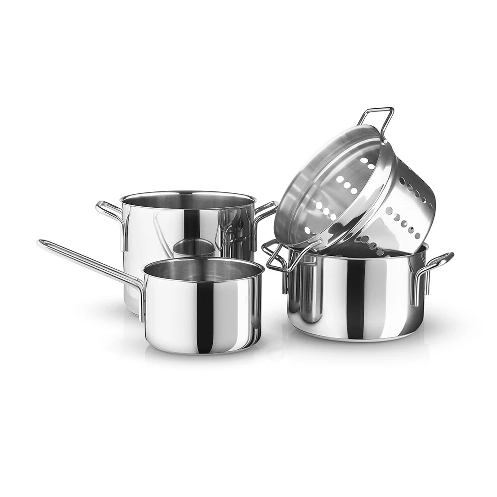 Eva Solo Trio Pot Set 4 Pcs, Stainless Steel