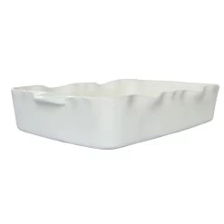 Provence Ofenform 24,5x15x6 Cm, Mattweiß
