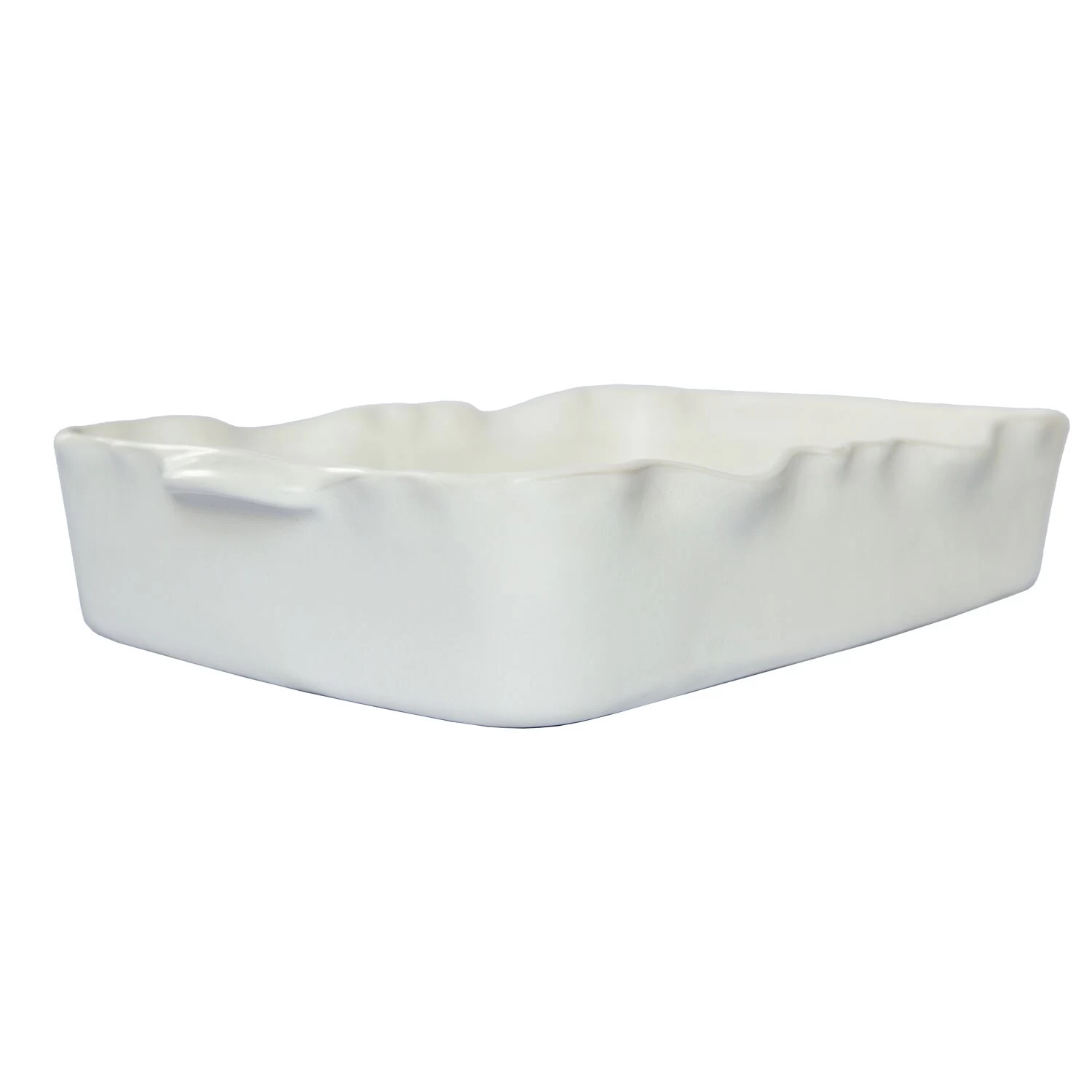 Provence Ofenform 24,5x15x6 Cm, Mattweiß