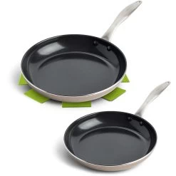 Greenpan Royal Bratpfanne 2 Teile, Bronzefarben