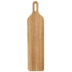 Heirol Woody Schneidebrett Mit Griff Eiche, 12x39 Cm
