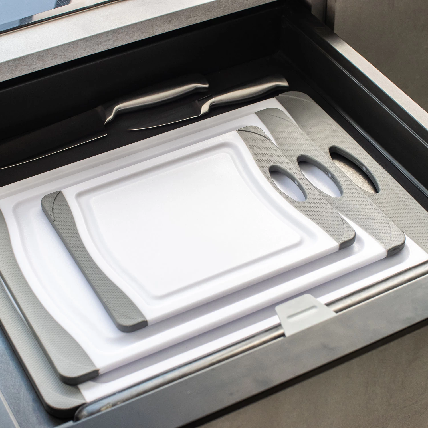 Kitchen Craft MasterClass Antimikrobielles Schneidebrett, 25,4x36,5 Cm – Bild 3