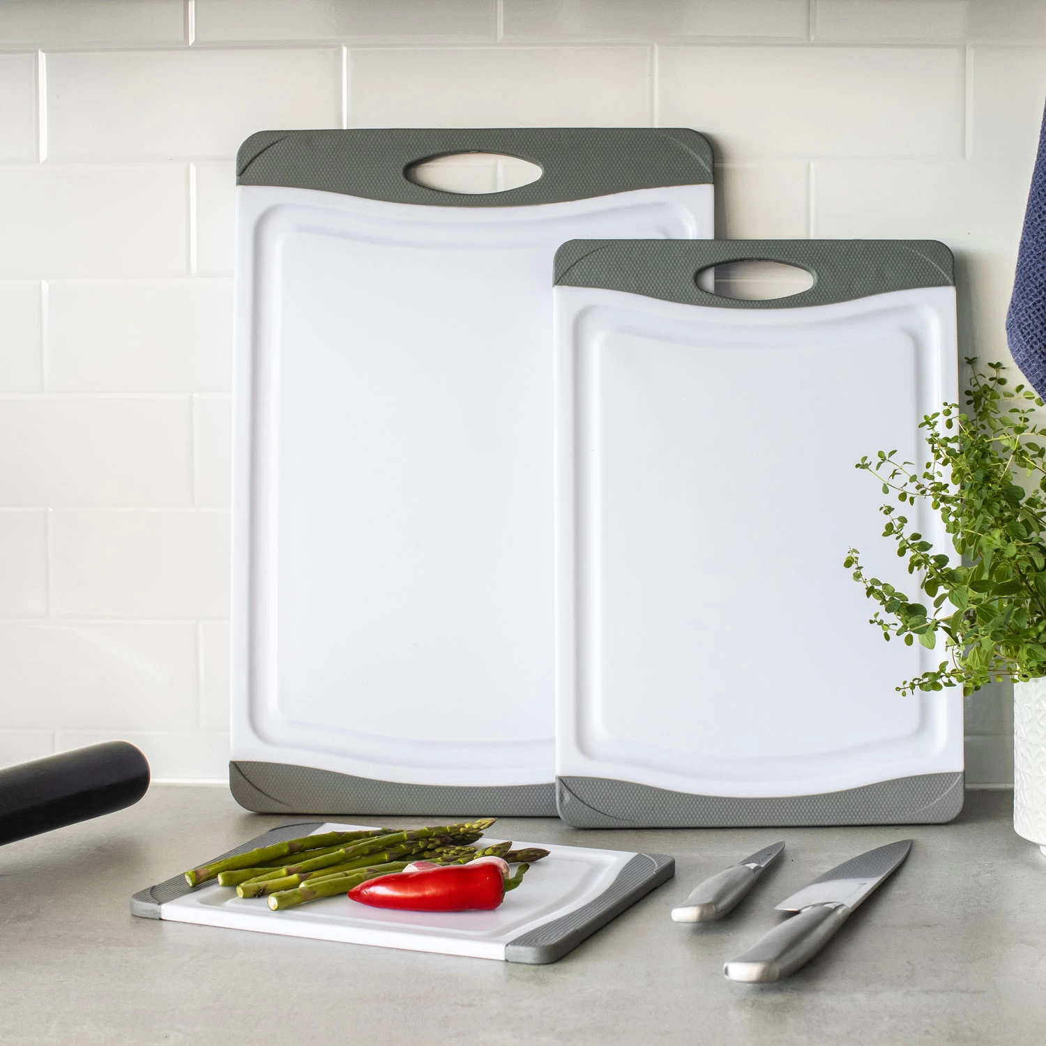 Kitchen Craft MasterClass Antimikrobielles Schneidebrett, 25,4x36,5 Cm – Bild 4