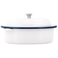 Kockums Jernverk Gusseisentopf 4 L, Weiß