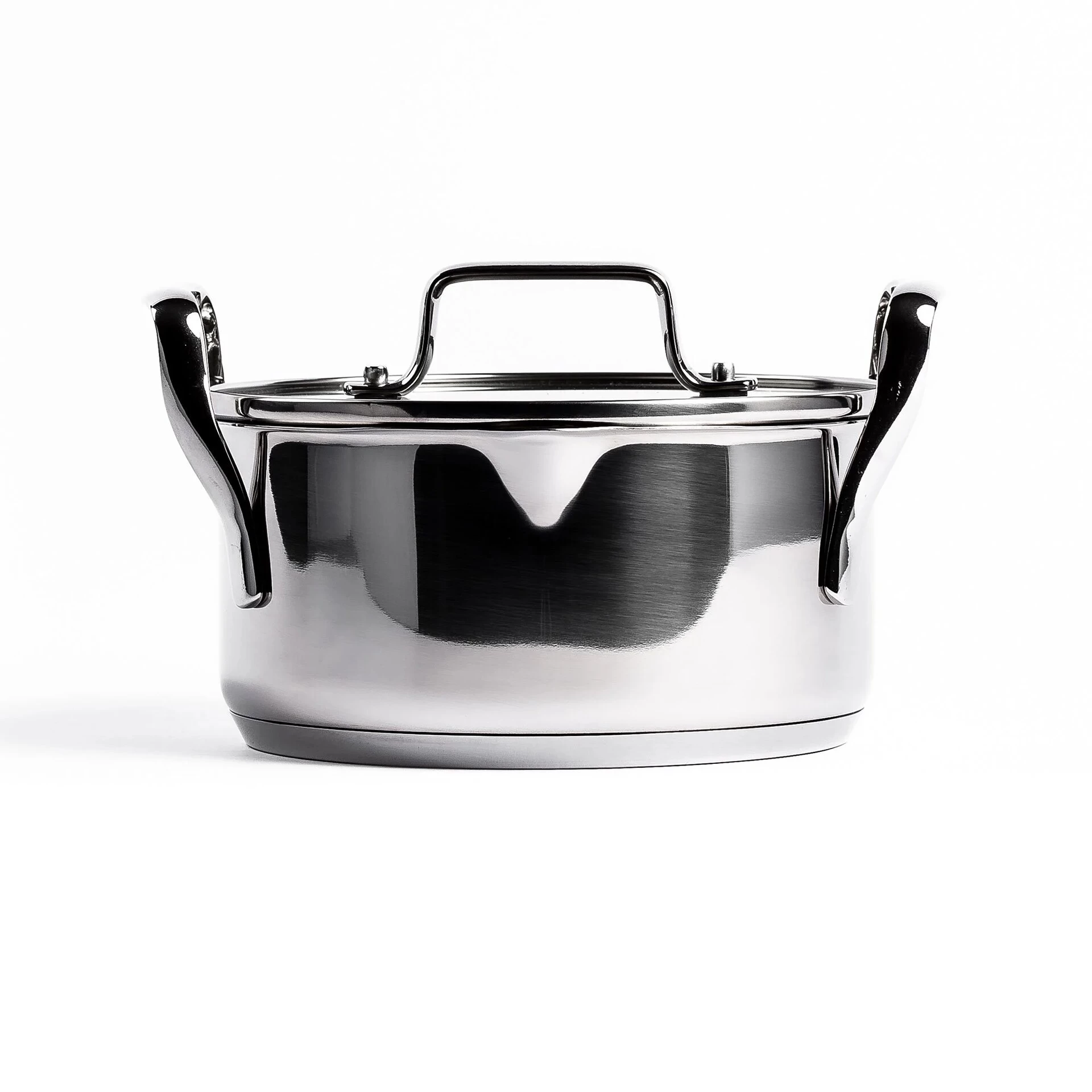 Topfset Stapelbar 3-er Set, Edelstahl – Bild 6