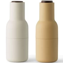 Menu Bottle Grinder Gewürzmühle 2-er Set, Barley/Walnussfarben