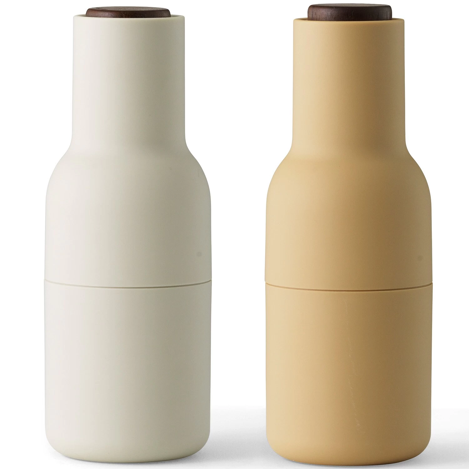 Menu Bottle Grinder Gewürzmühle 2-er Set, Barley/Walnussfarben