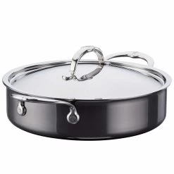 Meyer Hestan NanoBond Sauteuse Mit Deckel, 26 Cm/3,3 L