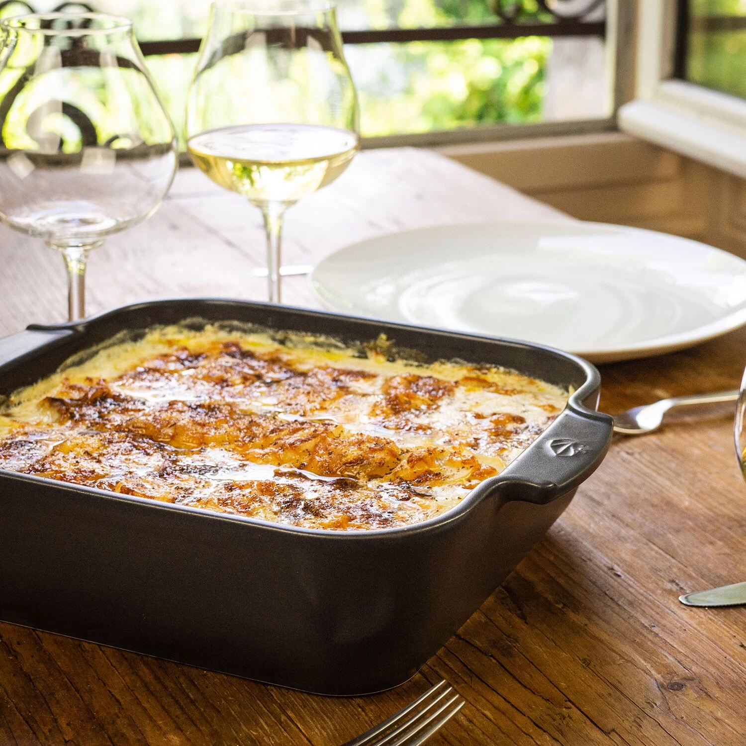 Peugeot Appolia Ofenform 36x36 Cm, Slate – Bild 2