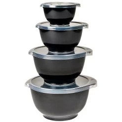 Rosti Margrethe Schüsselset Mini 8-tlg, Schwarz
