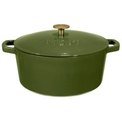 Gusseisentopf 4,4 L, Grün