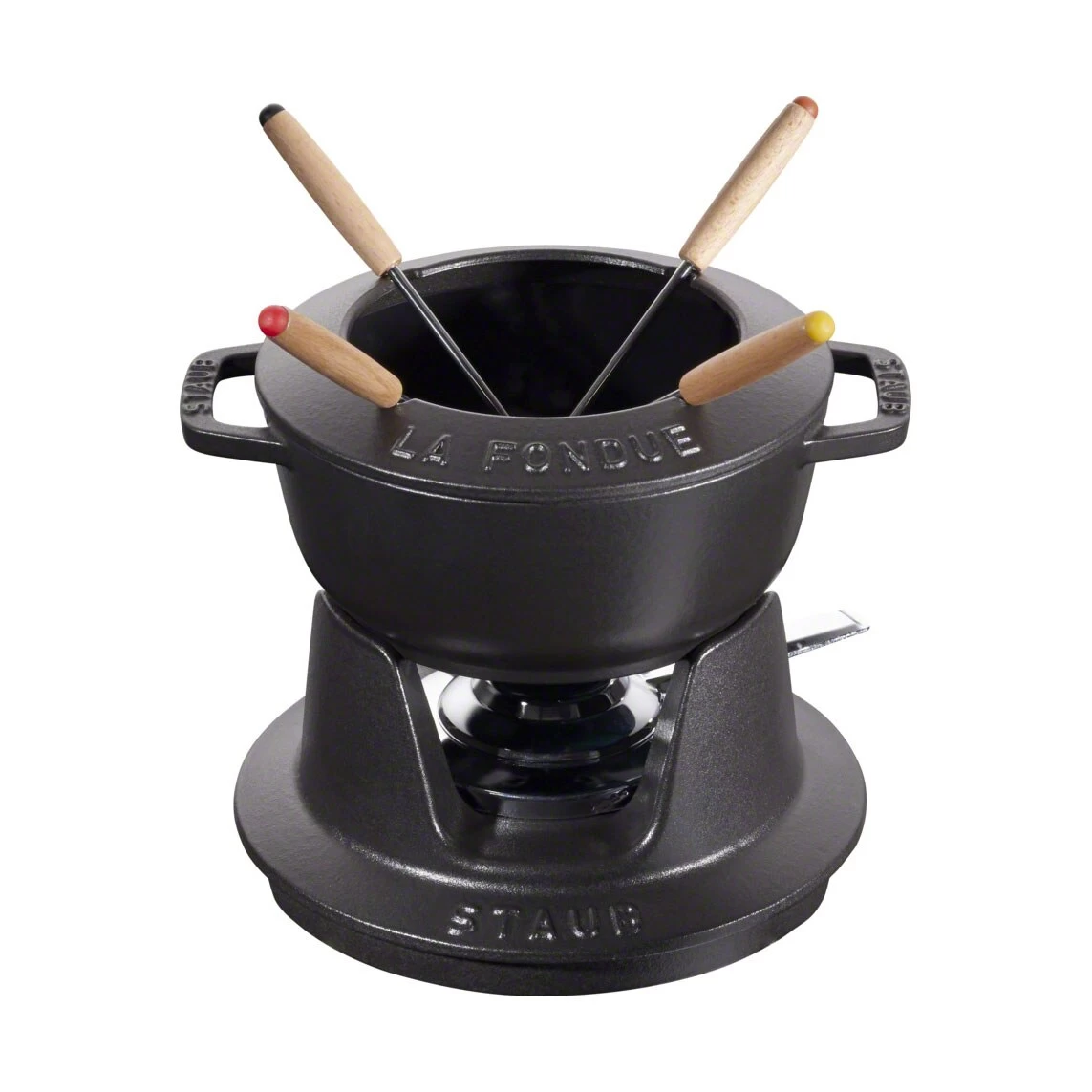 Staub Fondue Set 1,1L, Black