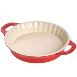 Staub Pie Form Aus Keramik 24 Cm, Kirsche