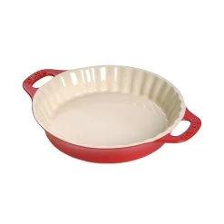 Staub Pie Form Aus Keramik 28 Cm, Kirsche