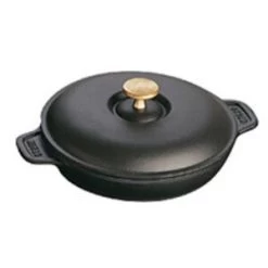 Staub Round Hot Plate, Black