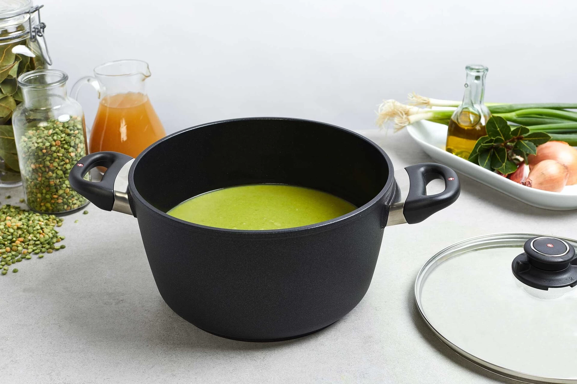 XD Kasserolle Mit Glasdeckel Induktion, 24 Cm – Bild 4