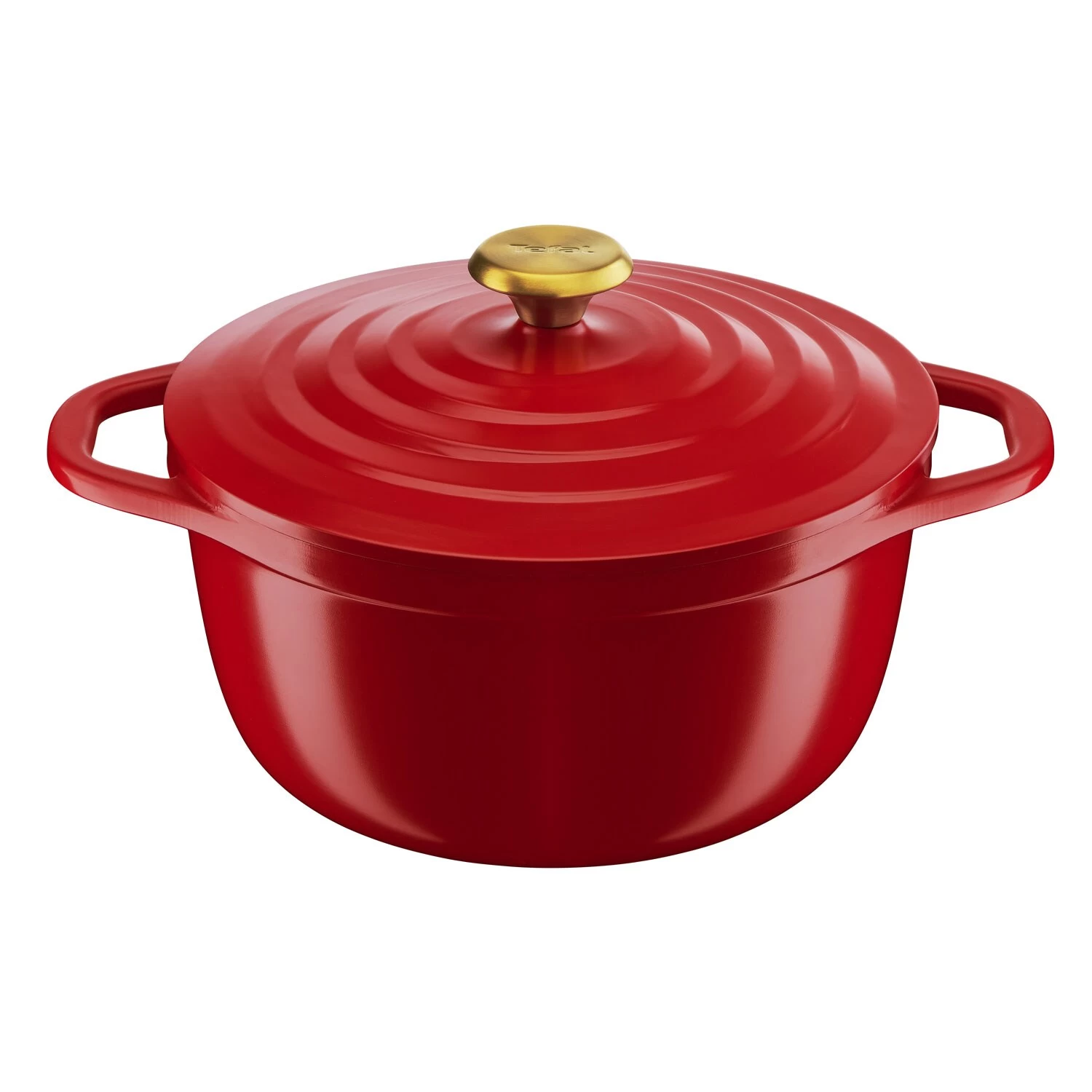 Tefal Air Oval Topf Rot, 4,7 L/24 Cm