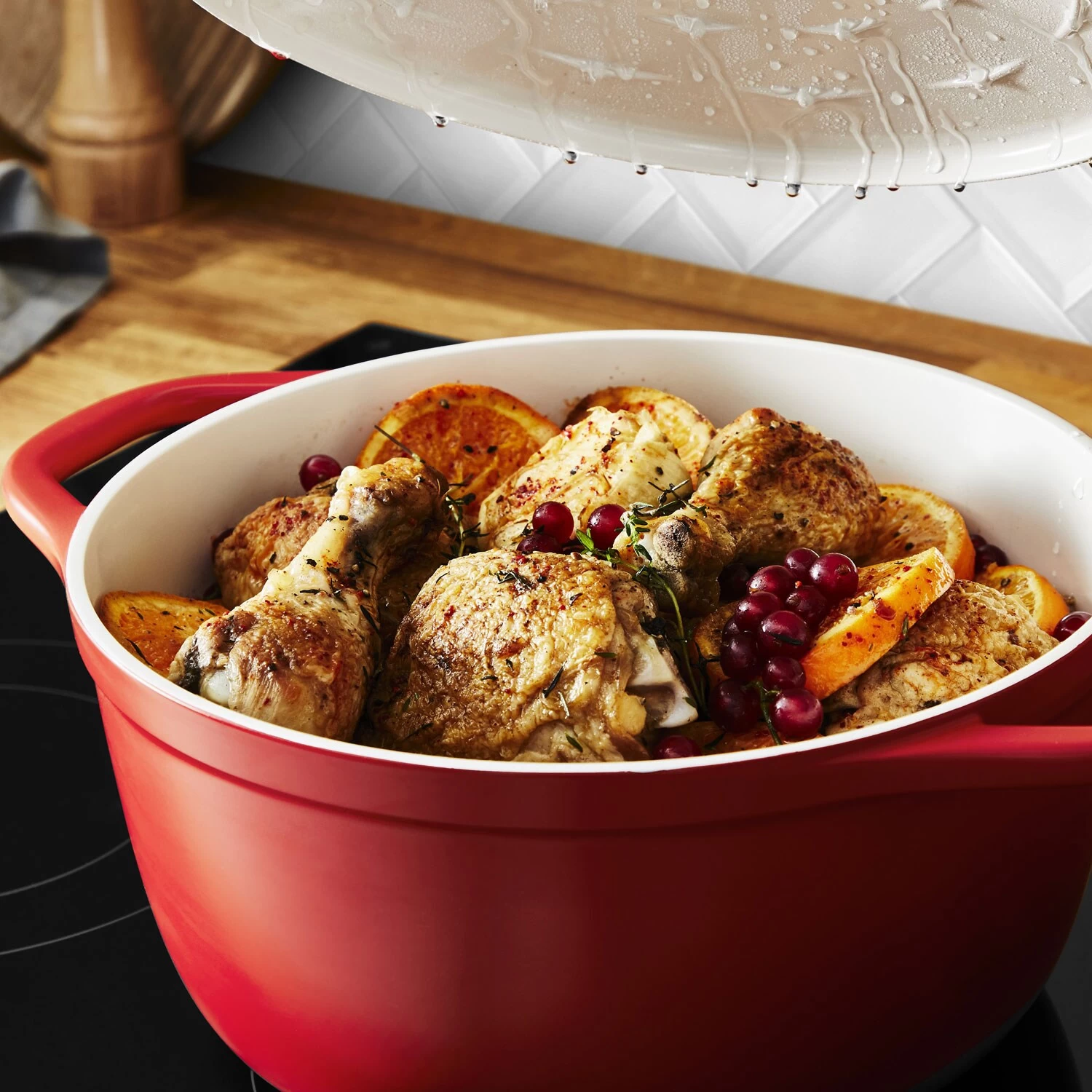 Tefal Air Oval Topf Rot, 4,7 L/24 Cm – Bild 2