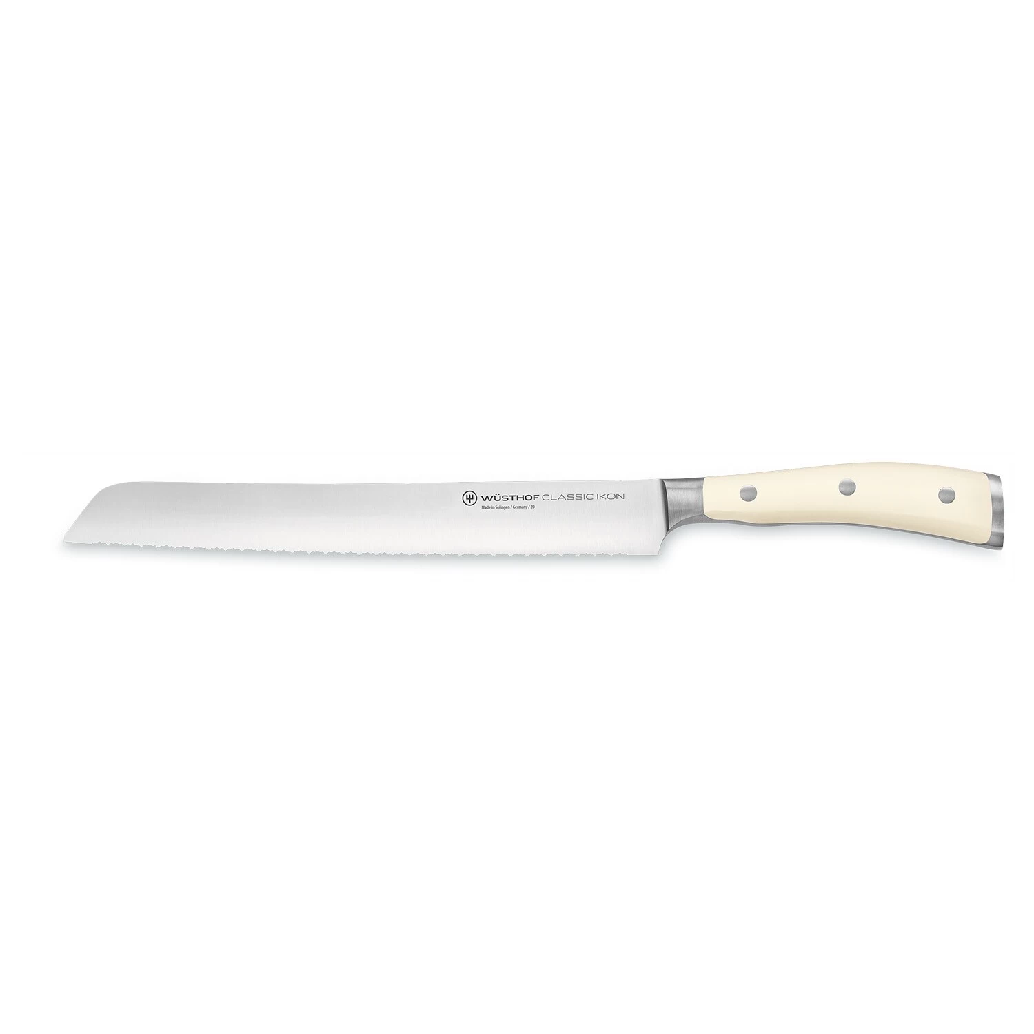 Wüsthof Classic Ikon Cremé Brotmesser, 23 Cm