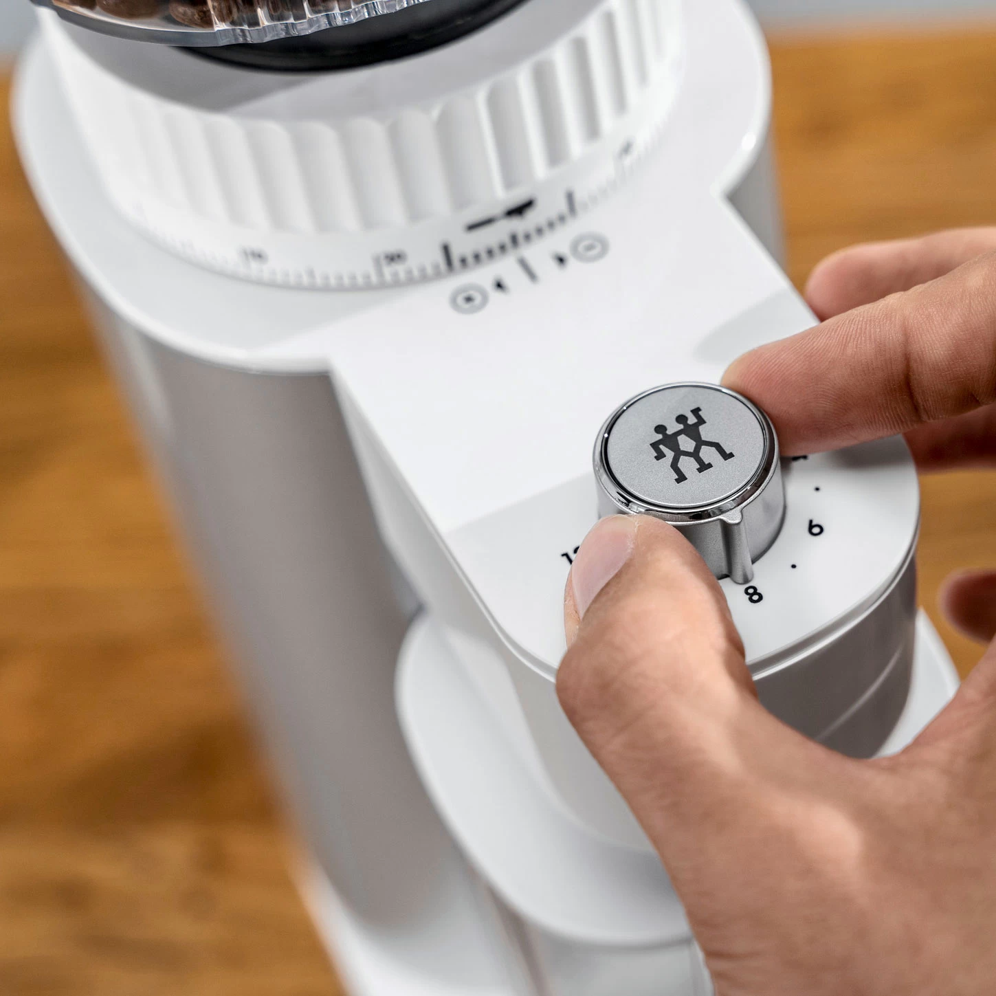 Zwilling Enfinigy Kaffeemühle, Silber – Bild 3