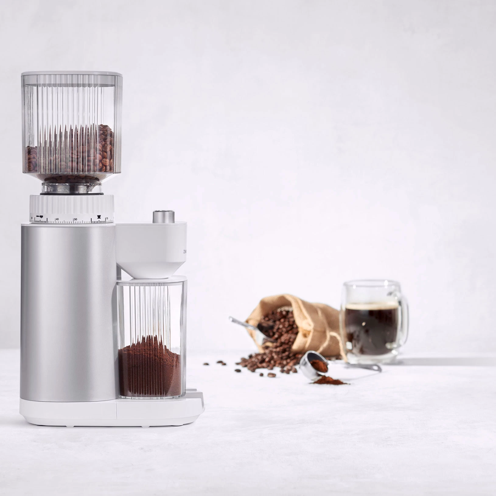 Zwilling Enfinigy Kaffeemühle, Silber – Bild 5