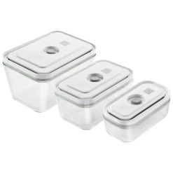 Zwilling Fresh & Save Set Mit Behälter 3 Teile, Borosilikatglas